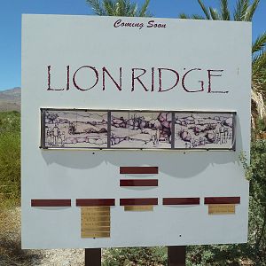Lion Ridge Sign