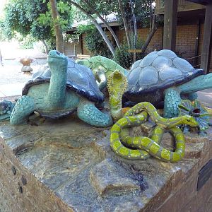 Reptile House - Exterior Statues