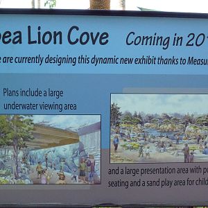 Sea Lion Cove - Sign