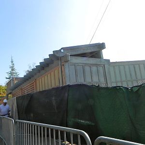 Construction of the new 4D theater.