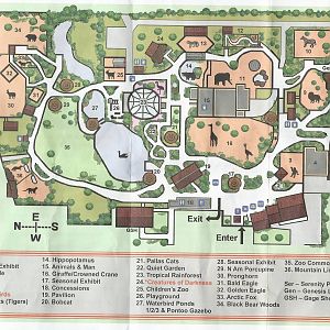 Topeka Zoo Map - 2010