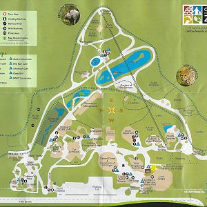 Henry Doorly Zoo Map - 2011