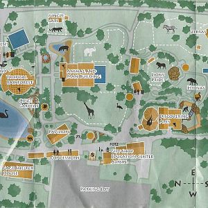 Topeka Zoo Map - 2010