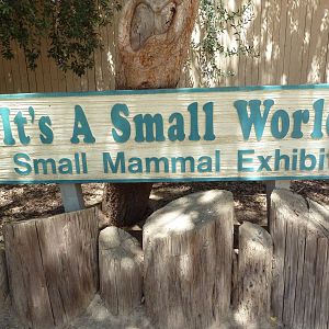 Small Mammal Building - Entrance Sign