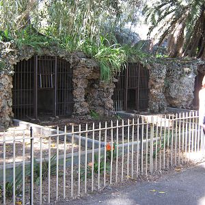 historic exhibit of the old bear caves
