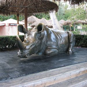 Rhino Statue