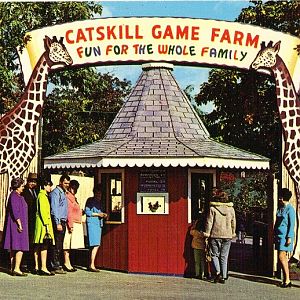Catskill Game Farm Postcard
