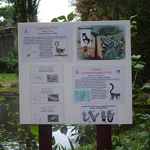 Signage at the Old Zoo, Poznan Sept 08