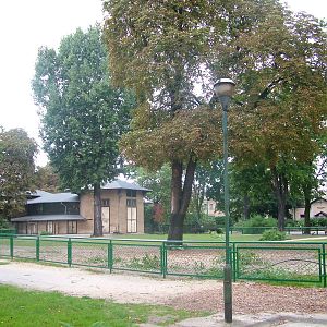 Former giraffe paddock at the Old Zoo, Poznan Sept 08