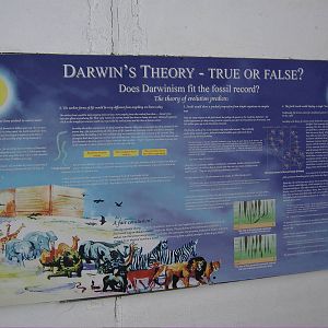 Example of sign at Noahs Ark