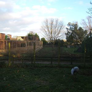View of the closed Bird Garden