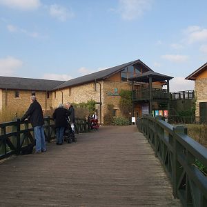 Main Entrance at London WWT (Barnes), 15/11/11