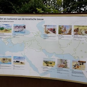Planckendael - Asia (Lion signage)