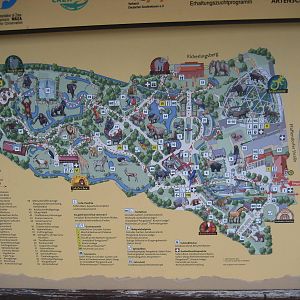 Leipzig Zoo - Map