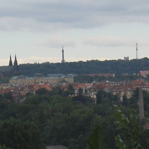 Prague Zoo - City view