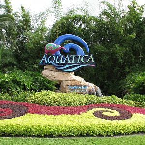 Aquatica - Entry Sign