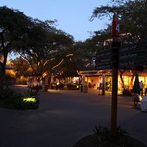 Nairobi Village at dusk