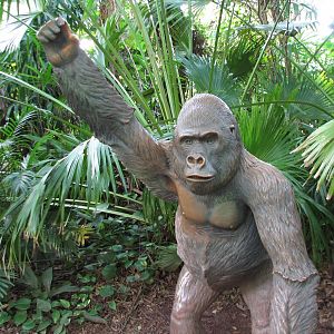 Myombe Reserve - Gorilla Statue