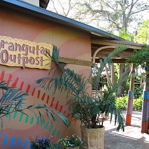 Jungala - Orangutan Exhibit - Orangutan Outpost Exterior