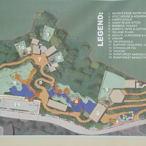 The Rainforest of the Americas site plan