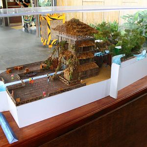 Scale model - Amazon River Quest (boat ride)