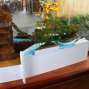 Scale model - Amazon River Quest (boat ride)