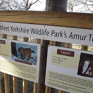 ID Boards at Yorkshire Wildlife Park 18/02/12