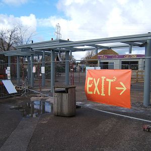 The new Turnstyles under construction