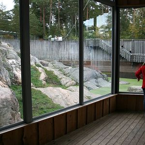 Snowleopard exhibit - Kolmården