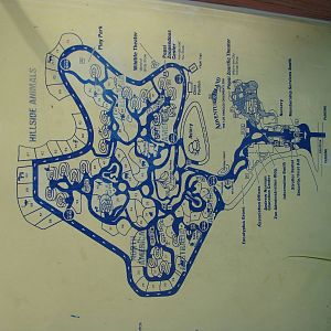 Old Los Angeles Zoo map