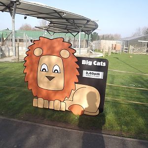 New signage at Blackpool Zoo 25/03/12
