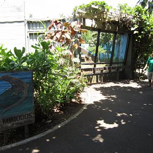 Entrance to Komodo exhibit