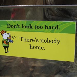 Empty enclosure notice