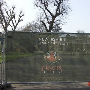 Tiger Territory Fenced Off Area - 24.03.2012