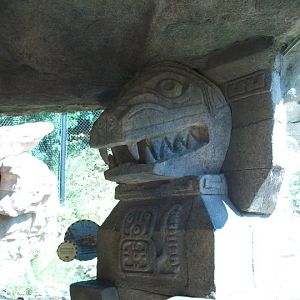 tomb -part of the jaguar exhibit