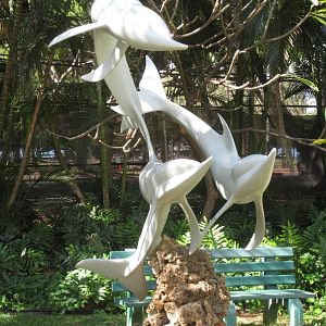 Dolphin Statue