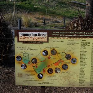 Journey Into Africa Map
