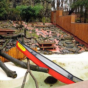 Otterenclosure at Wildpark Lüneburger Heide