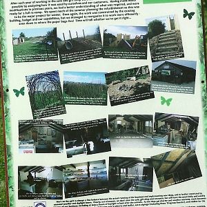 Filey Bird Garden and Animal Park, new "Story so Far" signage