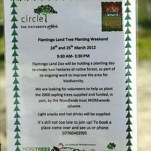 Tree planting signage 30th March 2012