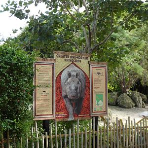 Indian Rhino Sign