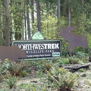 Northwest Trek Entrance Sign