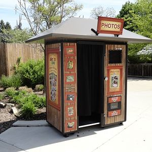 New Photo Booth at Conservation Carousel Plaza