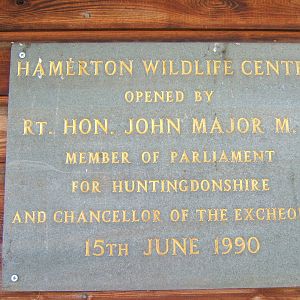 Plaque on the entrance