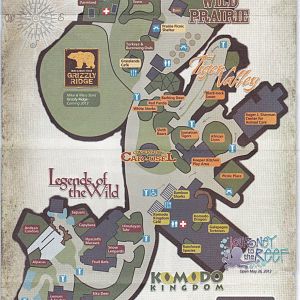Akron Zoo's Spring/Summer 2012 Map