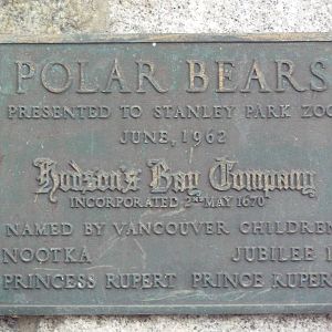 Abandoned Polar Bear Enclosure - 1962 Sign