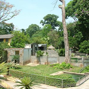 Hippo Enclosures at Saigon Zoo, 16/03/12