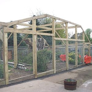 Sewerby Zoo, "Lemur Land" nearing completion 5th May 2012