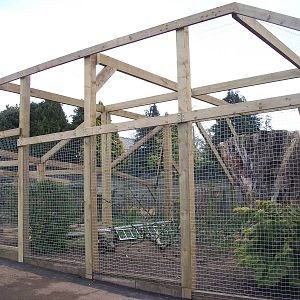 Sewerby Zoo, "Lemur Land" nearing completion 5th May 2012