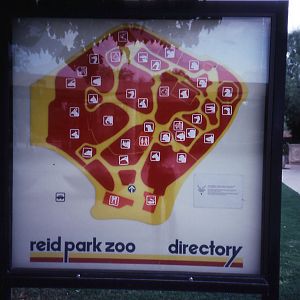 Zoo Map - 1988